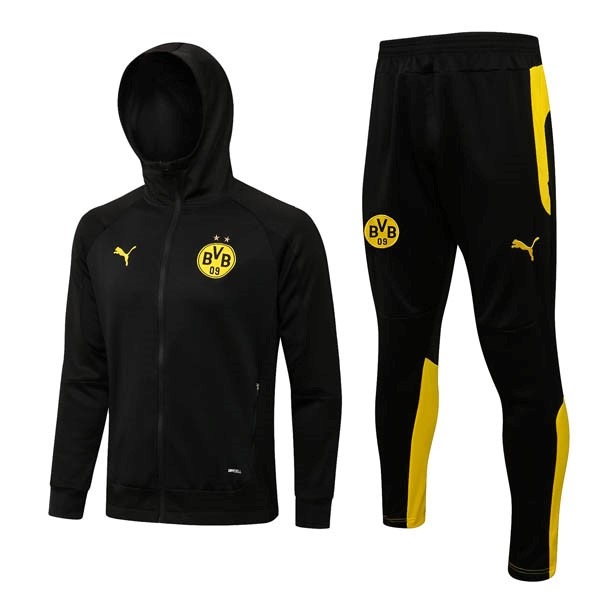 Chandal Con Capucha Borussia Dortmund 2022/23 Negro Amarillo